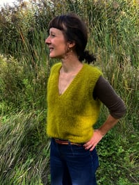 Image 5 of NEW! -- PATRON :  Blue-Velvet Slipover --