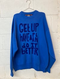 Image 1 of Get Up, blue boxing coach XXL (27"P2P, 30"S2H, 34"C2C) 