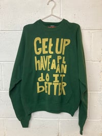 Image 1 of Get Up, green L (23"P2P, 26"S2H, 34"C2C) 
