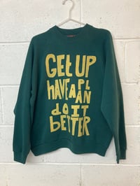 Image 1 of Get Up, green L (24"P2P, 26"S2H, 29.5"C2C) Boxy 