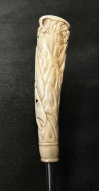 Image 2 of Antique Koi Slayer Tebori handle