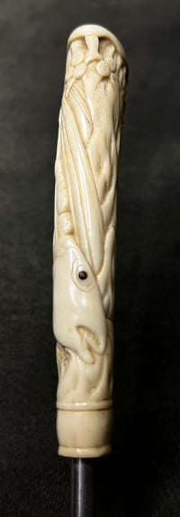 Image 3 of Antique Koi Slayer Tebori handle