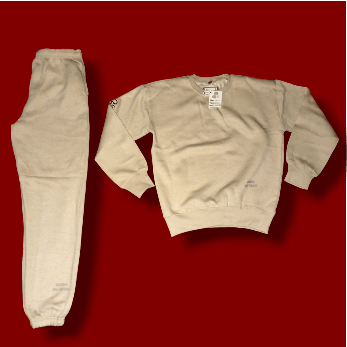 Image of Crew Neck Jogging Suits by Queen's Only Edition/QOE