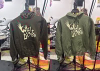 GREEN / BROWN HOODIE