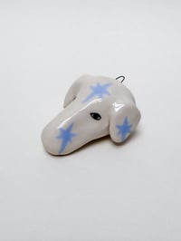 Image 3 of White Dog - Ceramic