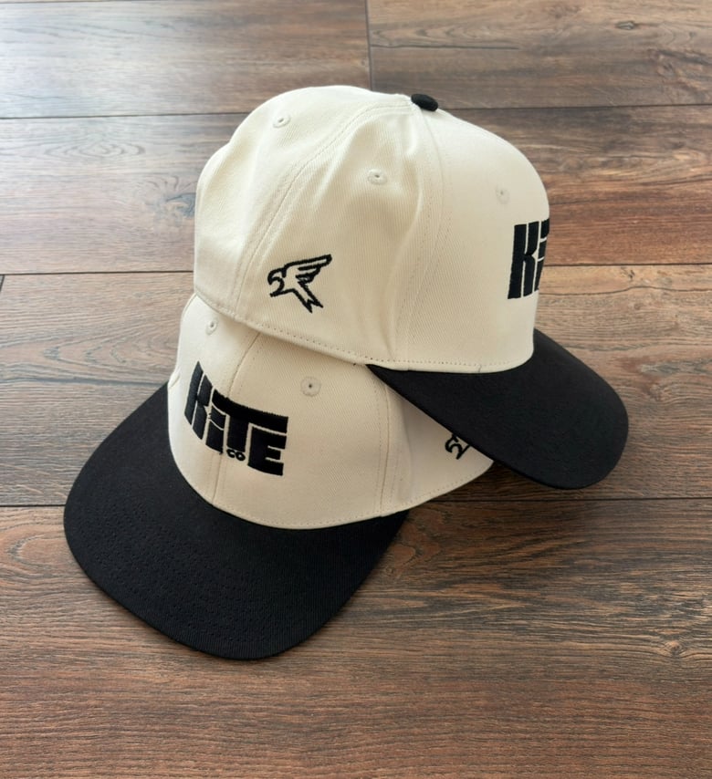 Image of Cream/Black Pro KITE CO Cap