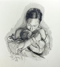 Image 2 of Custom Mother and Baby drawing