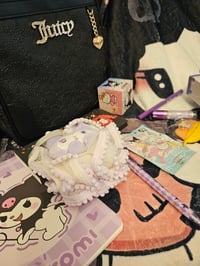 Image 6 of Christys Custom RESERVED Juicy Couture Heartless Backpack Meets Kuromi Bundle 