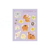 Image 1 of Petals & Paws Sticker Sheet (Matte)