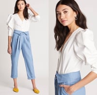 Image 1 of CHOOSY- Jeans Blue w/ Belt