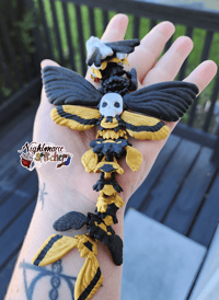Image 2 of Baby Death Head Moth Dragon 
