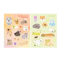 Image 1 of Dogs Sticker Sheets (Glitter)