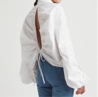 Image 3 of CHOOSY- Open Arm and Back Puffy Sleeves