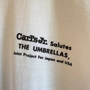 Image of Carl's Jr for Christo and Jean-Claude's The Umbrellas T-Shirt