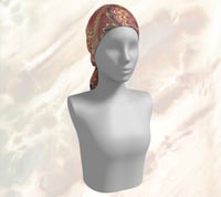 Image 3 of Autumn Leaves Long Silk Scarf