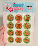 Gingerbread house and Ginger boy- Gingerbread micro-scent scratch n sniff