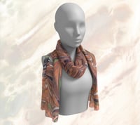 Image 1 of Pumpkin Patch Silk Long Scarf