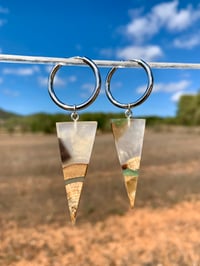 Aguas Blancas - Orecchini legno e resina