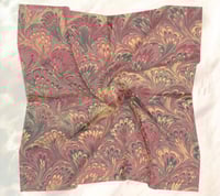 Image 2 of Autumn Leaves Square Silk Scarf