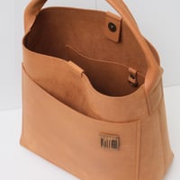 Image 6 of Bucket Bag in light brown