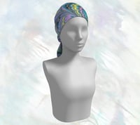 Image 3 of Pretty Peacock Long Silk Scarf