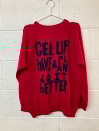 Image 1 of Get Up, red L (23.5"P2P, 27"S2H, 28.5"C2C) 