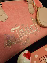 Image 1 of Juicy Couture Butterfly Bling Satchel Meets Hello Kitty Bundle 