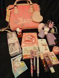 Image 7 of Juicy Couture Butterfly Bling Satchel Meets Hello Kitty Bundle 