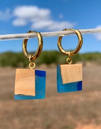 Cala Comte - Orecchini legno e resina