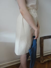 Image 3 of organic cotton canvas SKIRT // with elastic waist, in different colors