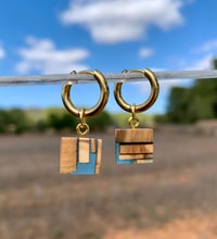 Cala Bassa - Orecchini legno e resina