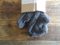 Image 2 of hand-knitted recycled cotton SCARVE // very soft, light