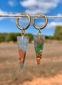 Cala Gracioneta - Orecchini legno e resina