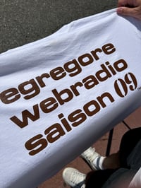 Image 3 of WHITE / BROWN SAISON 09 TEE