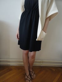 Image 5 of raw cut cotton jersey DRESS // sleeveless, with elastic waist, in different colors