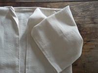 Image 5 of heavy raw cotton JACKET // with pockets, long or short sleeves