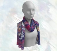 Image 1 of Around the World Long Silk Scarf