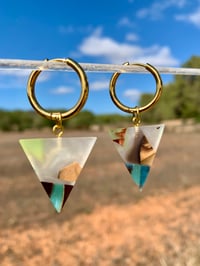 Cala Llenya - Orecchini legno e resina