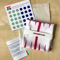 Image 3 of Backgammon board game printed cotton napkin