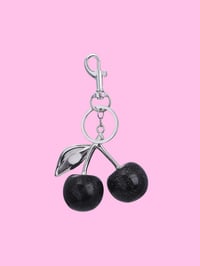 Image 4 of Crystal Cherry Keychain