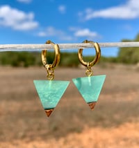 Atlantis - Orecchini legno e resina