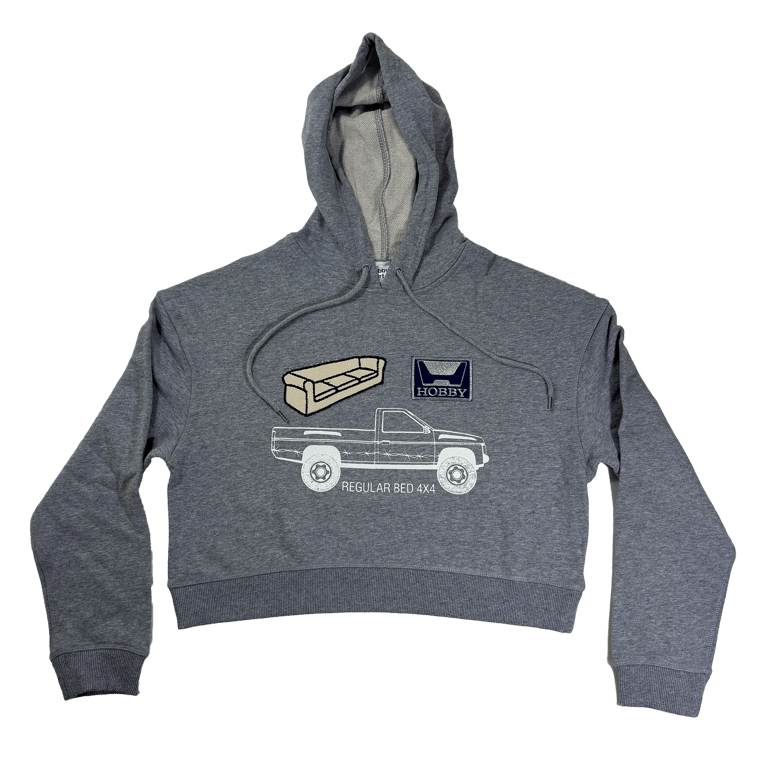Pickup Cropped Womens Hoodie
