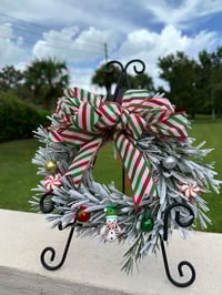 Image 2 of Small Indoor Christmas Wreath with or without frosting. 