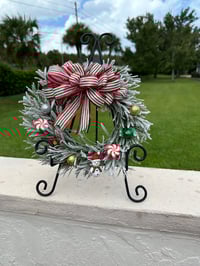 Image 3 of Small Indoor Christmas Wreath with or without frosting. 