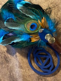 Image 3 of Feather Wand Azure