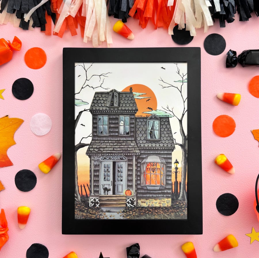 Image of Haunted  House 5x7 mini print