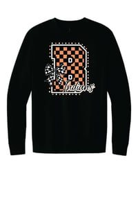 Indians Checkered Crewneck (Design created by Addy Vulgamore)