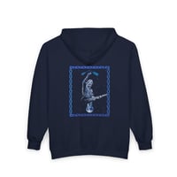 Image 1 of Box Of Blue Light Rain Zip Up Hoodie
