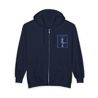 Image 2 of Box Of Blue Light Rain Zip Up Hoodie