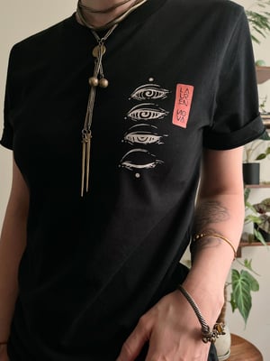 Image of Mesmereyes Black T-Shirt